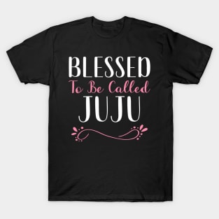 Blessed To Be Called Juju Grandma T-Shirt